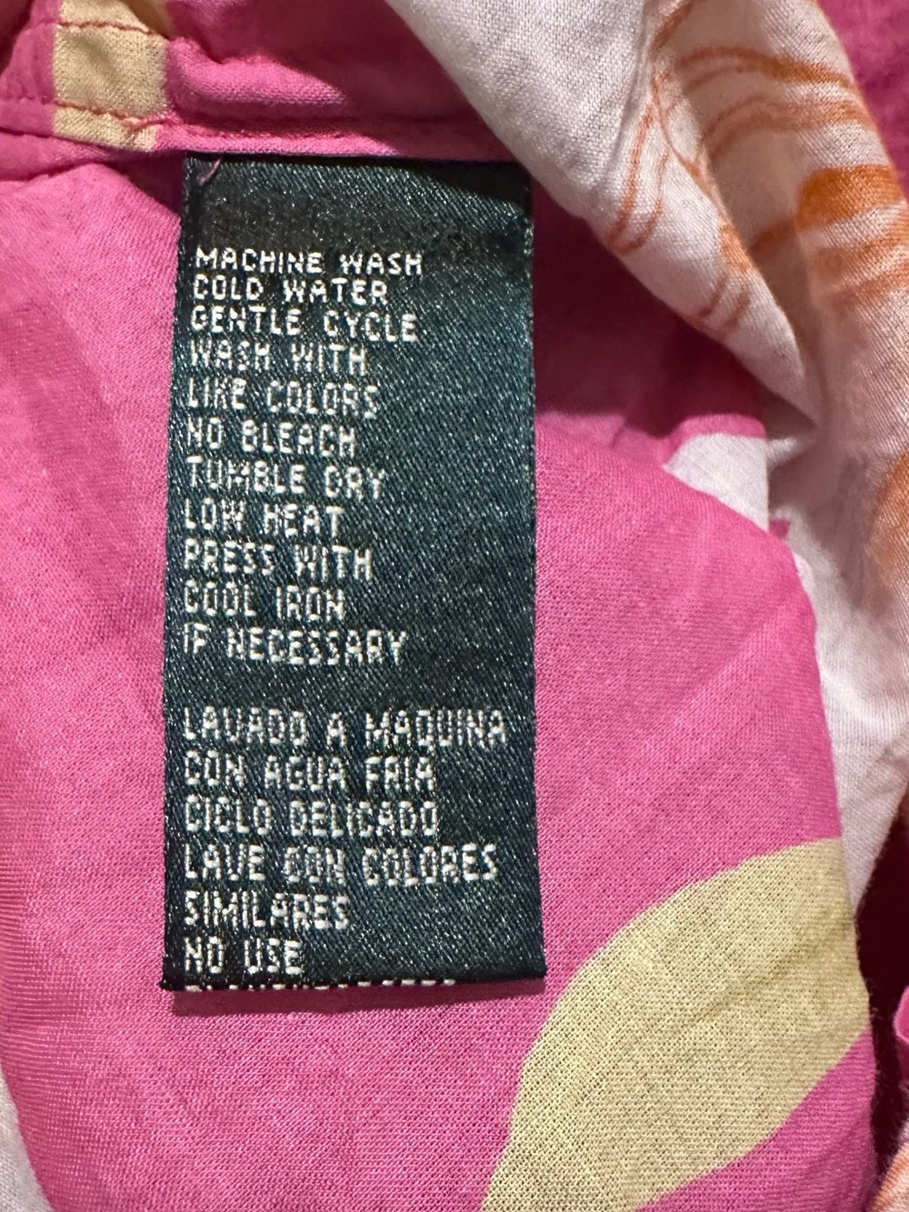 Ralph Lauren Bright Pink Floral Button-Down Shirt - Picture 3 of 6